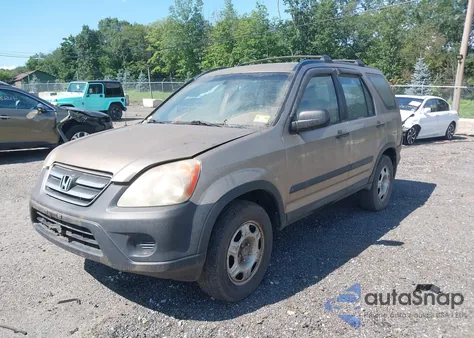 2005 Honda Cr-V Lx из США, поврежденный, VIN SHSRD78595U333500